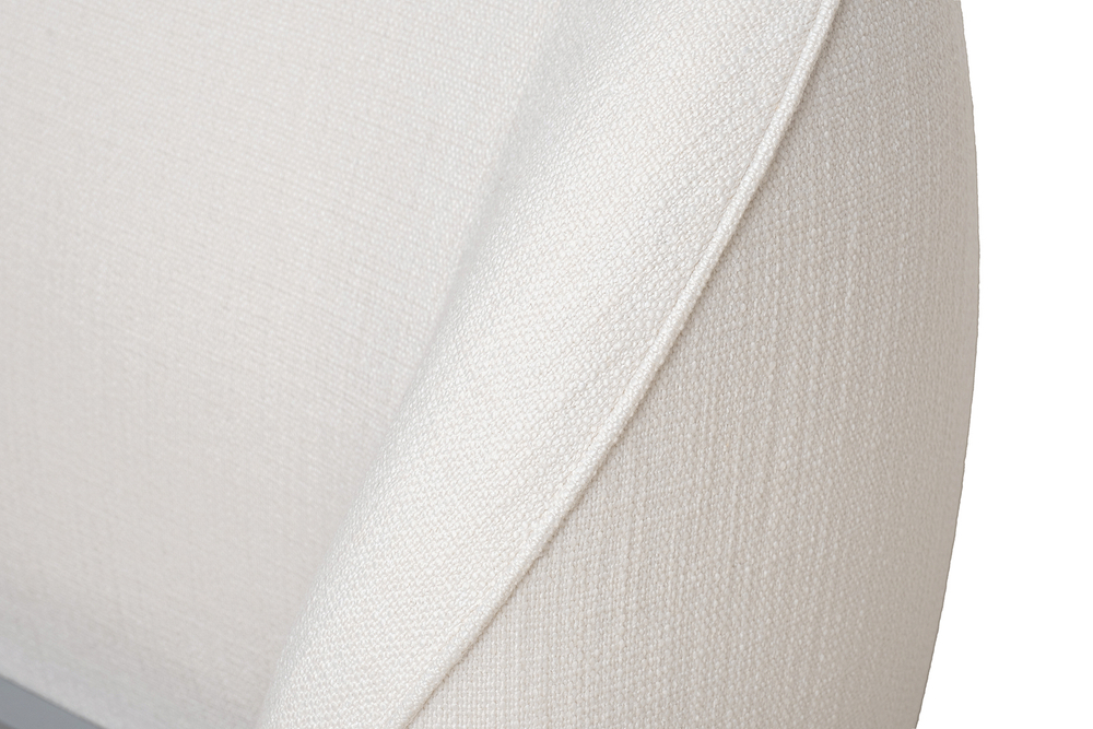 Кровать без механизма 198х240х90см Garda Decor Palazzo Norton рогожка светло-бежевая