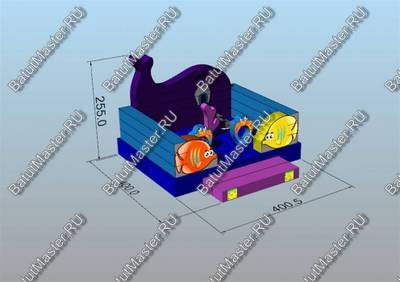 Коммерческий надувной батут "Морское царство 2"