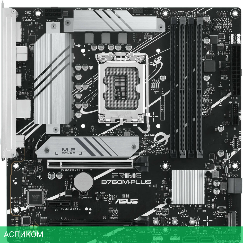 Материнская плата ASUS PRIME B760M-PLUS (90MB1GY0-M0EAY0)