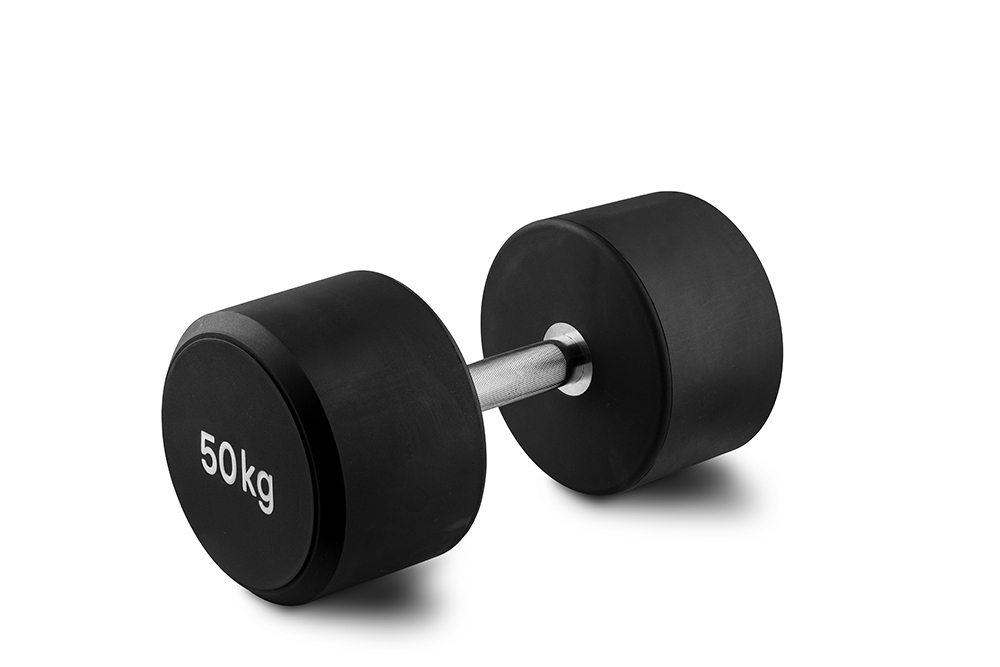 Гантель 50 кг PU (черный)