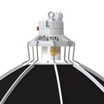 Отражатель Secret Jardin Daisy вид с боку, зонтичная форма, патрон E40 крупный план