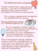 Набор: фигура Кот Басик и 10 воздушных шаров