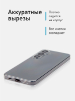 Чехол ROSCO для Samsung Galaxy S24 (арт.SS-S24-TPU-01-TRANSPARENT )