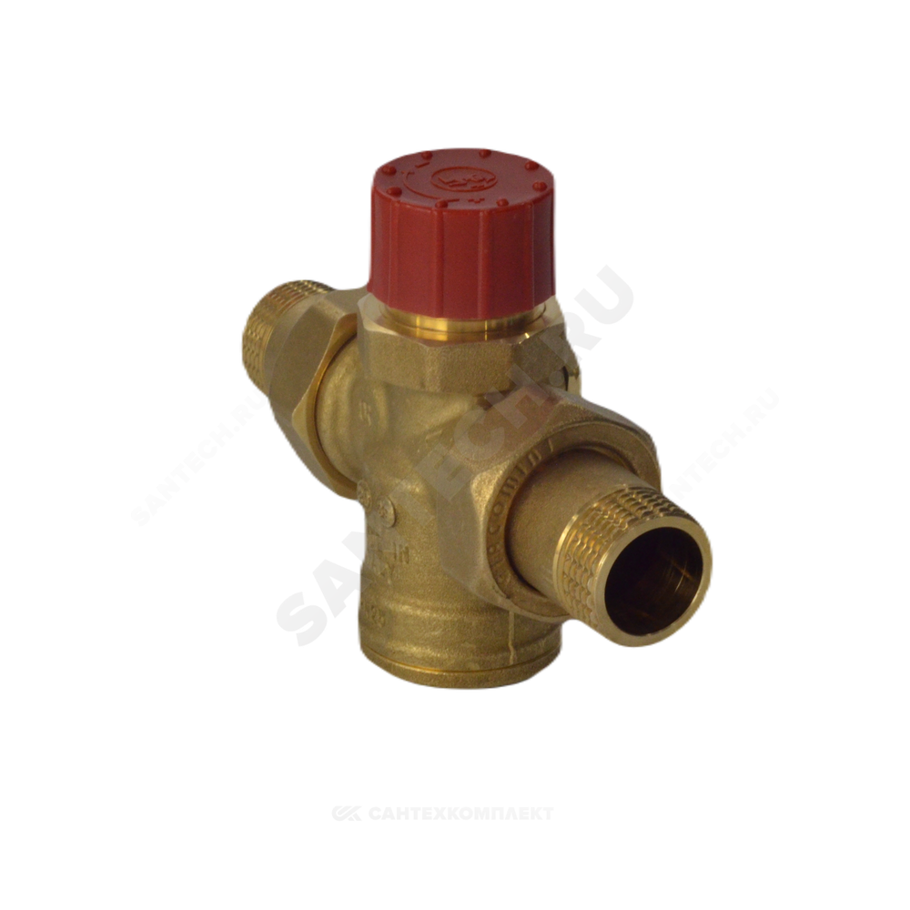 Клапан балансировочный автомат латунь R206A-1 Ду 15 G1/2" A Ру25 НР 0.05 - 0.8 м3/ч без ниппелей Giacomini R206AY103
