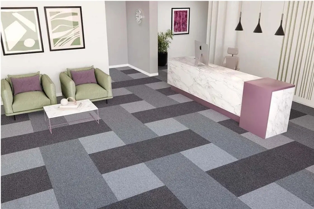 Ковровая плитка BONKEEL Space Gray