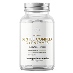 PROBIOLAB Gentel Сomplex C+Enzymes "Джентел комплекс C+Энзимы" 120 капсул