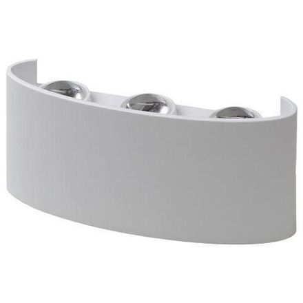 Светильник WL12 WH декор. подсветка светодиод. 6х1Вт IP54 бел. ЭРА Б0034610