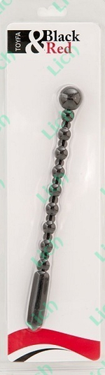 Чёрный анальный вибратор