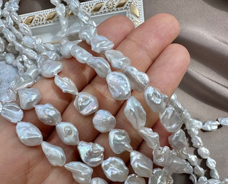 Жемчуг натуральный барочный, 8-9мм