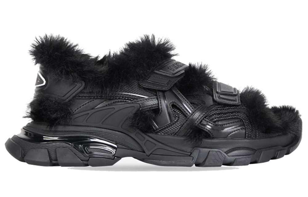 Balenciaga Track Sandal Fake Fur