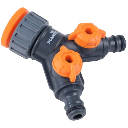 Штуцер для крана Plantic Light 1/2"-3/4 -1" два канала   39383-01