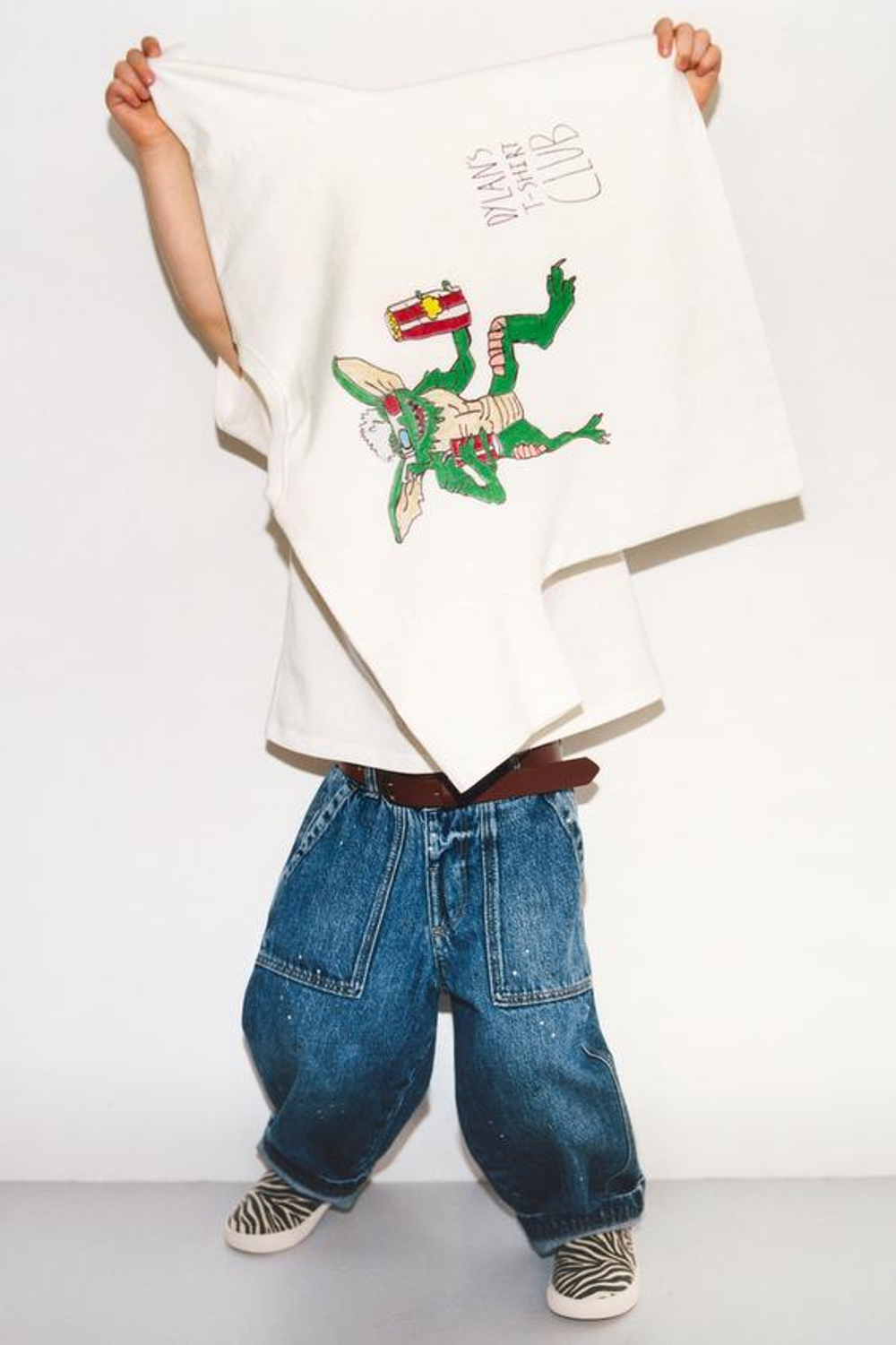 ZARA X DYLAN´S T-SHIRT CLUB ФУТБОЛКА GREMLINS™ & ©, БЕЛЫЙ