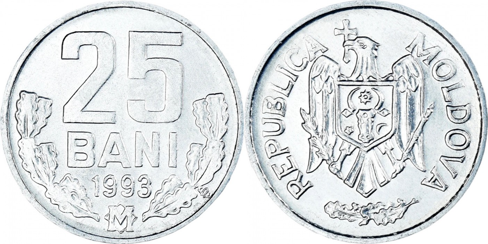 Молдавия 25 бань, 1993 XF