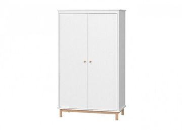 Шкаф двухдверный Ellipse Classic со скрытыми ящиками Белый