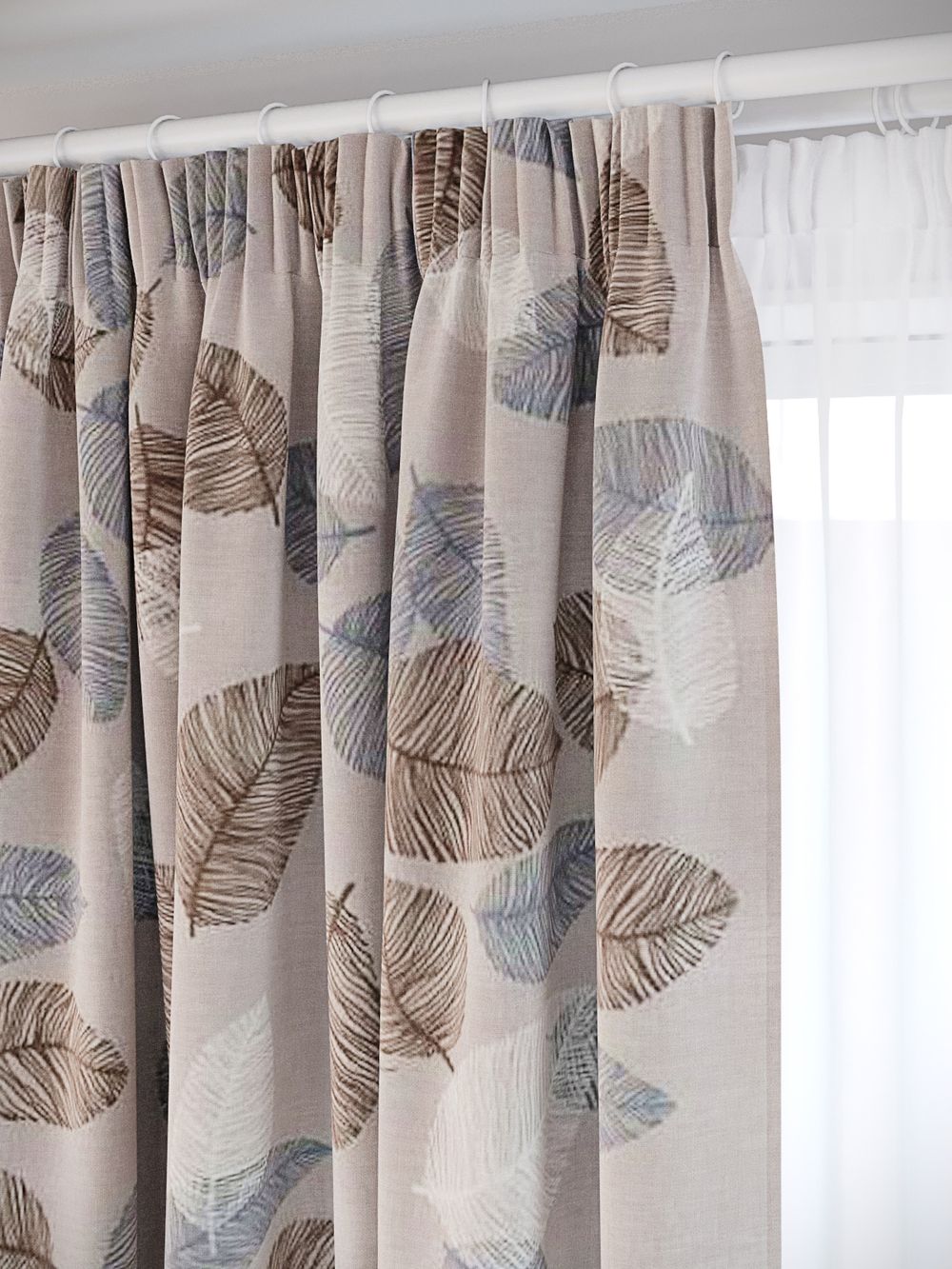 Штора из рогожки Сказка "Блоссом" 145х180 см 1 шт