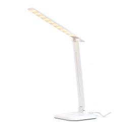 Настольный светильник ЭРА NLED-462-10W-W светодиодный белый | Светодиодные настольные лампы