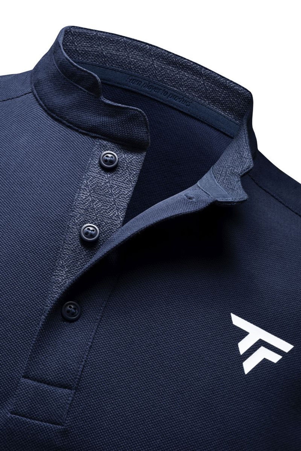 Мужское теннисное поло Tecnifibre Pique 2024 - небесный