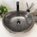 Раковина из речного камня RS-63426 (54*44*14) 0123