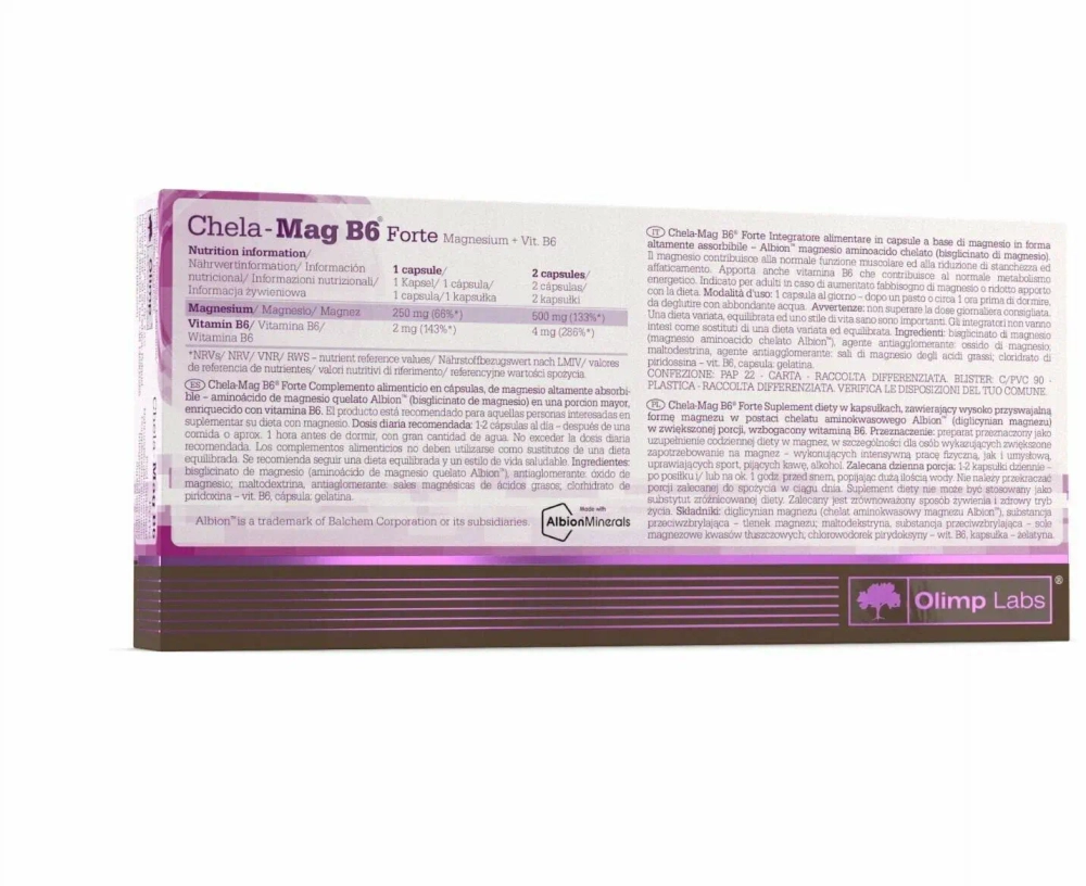 Витамины Olimp Chela Mag B6 Forte 60 капсул