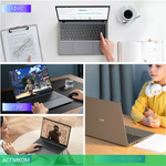 Ноутбук Chuwi GemiBook Xpro N-series N150 8Gb SSD256Gb Intel Graphics 14.1" IPS FHD (1920x1080) Windows 11 Home grey WiFi BT Cam 5000mAh