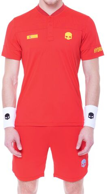 Теннисное поло Hydrogen Nation Cup Tech Serafino - red