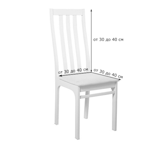 Чехол на стул без оборки Велсофт, цвет Бордовый