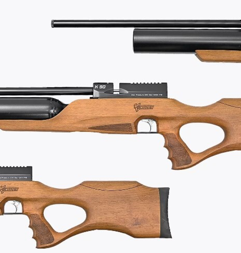 Винтовка пневматическая Kuzey K90 к.5,5мм дерево, колба