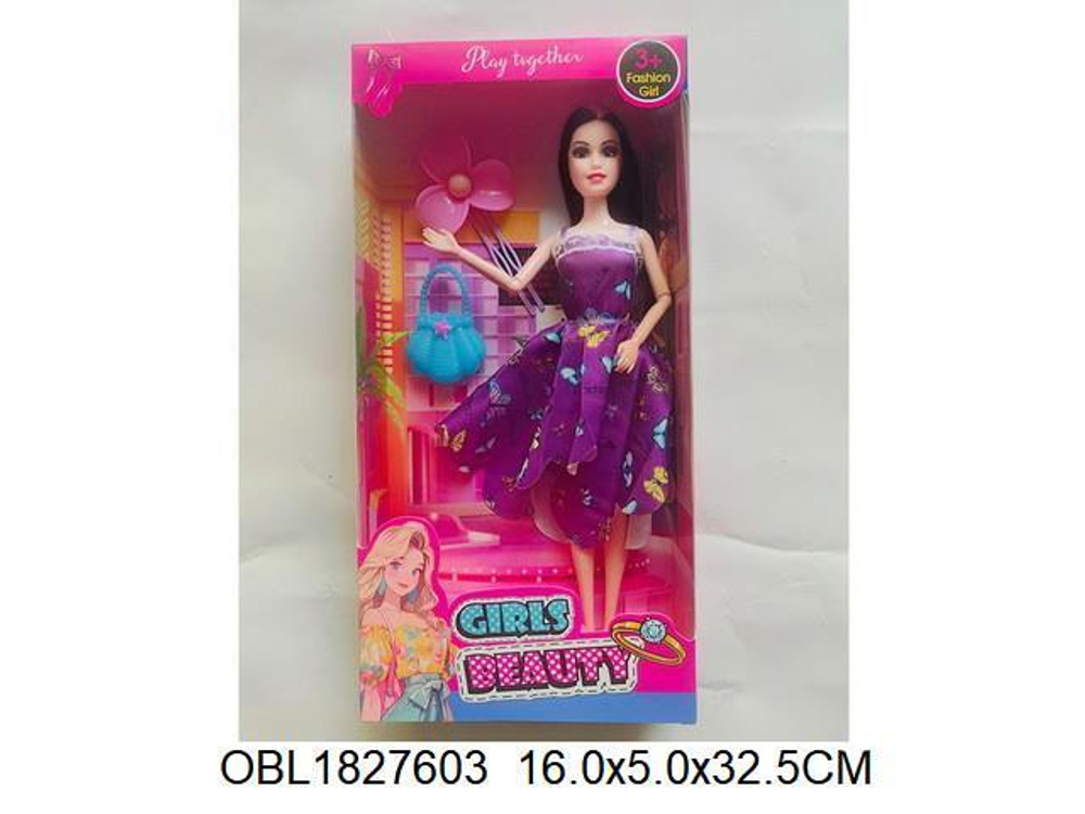 Кукла тип модель, с аксесс., коробка HS686A3