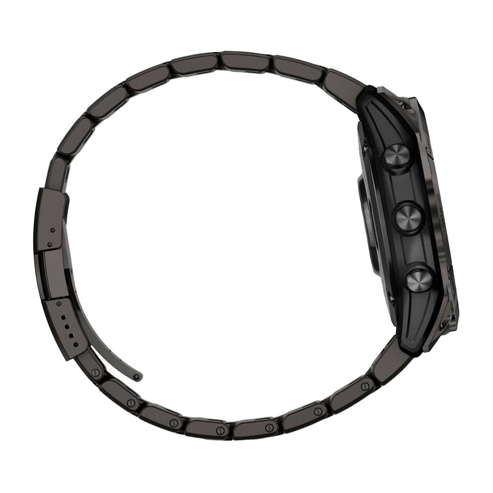 Умные часы Garmin Fenix 7X Pro, 51mm, Sapphire Solar Carbon Gray Titanium Band (010-02778-30)