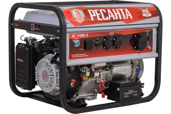 Бензиновый генератор РЕСАНТА БГ 11000 Э