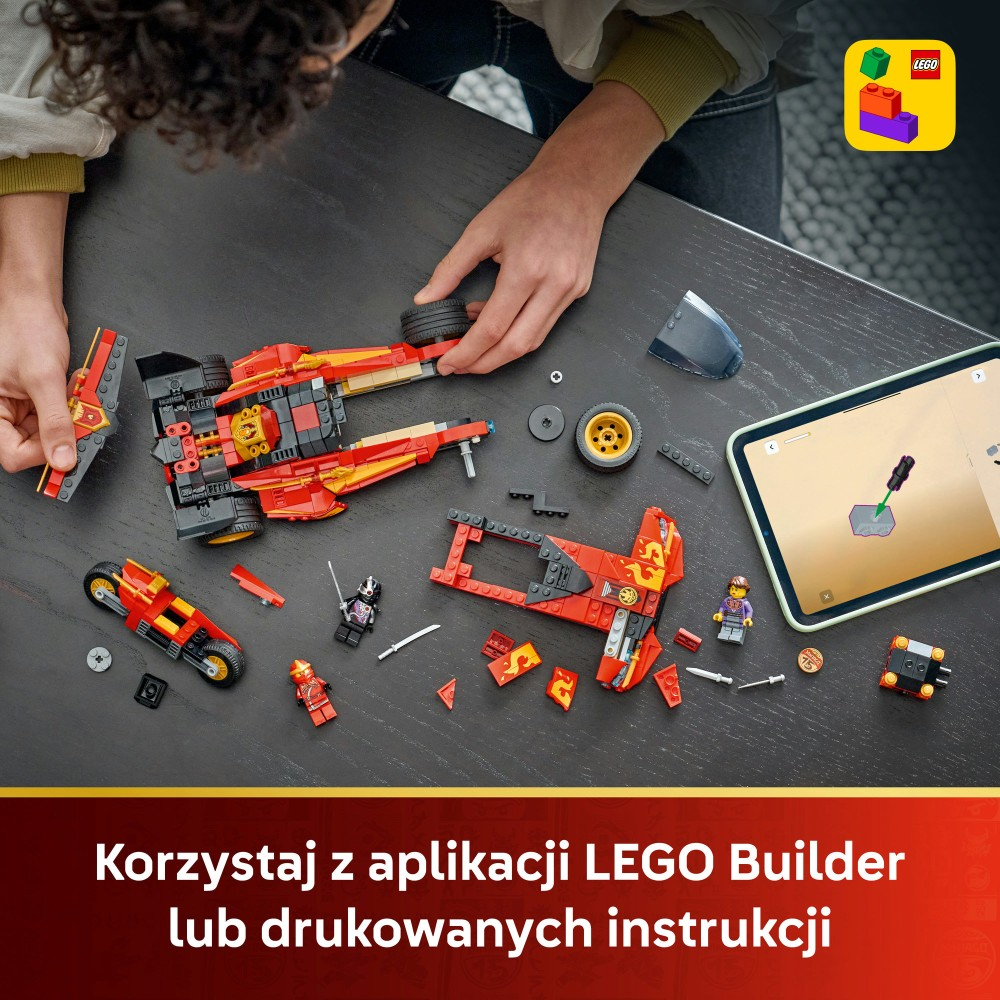 Конструктор LEGO Ninjago 71867 Ниндзя-гонщик X-1: 15-летие Ninjago — фото 7