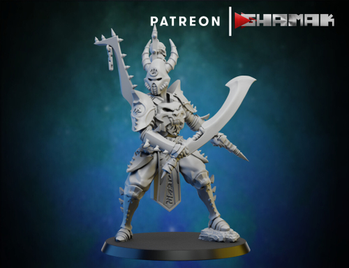 Drukhari Incubi Инкуб Друкхари №5 миниатюра для dnd, днд, pathfinder, фентези, Настольная игра, НРИ, Варгейм, РПГ