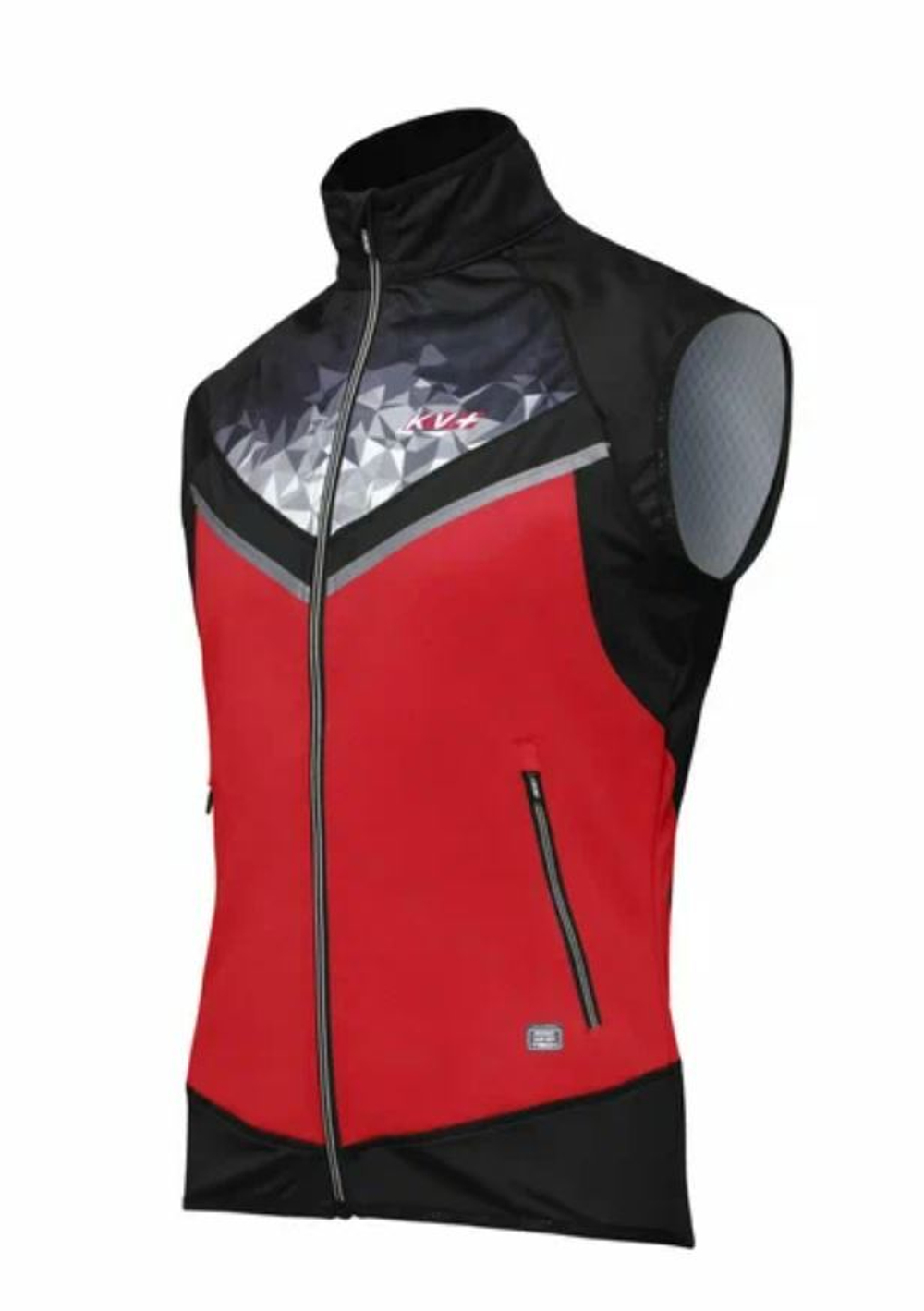 Жилет KV+ PREMIUM unisex black/red/white, 23V148.3