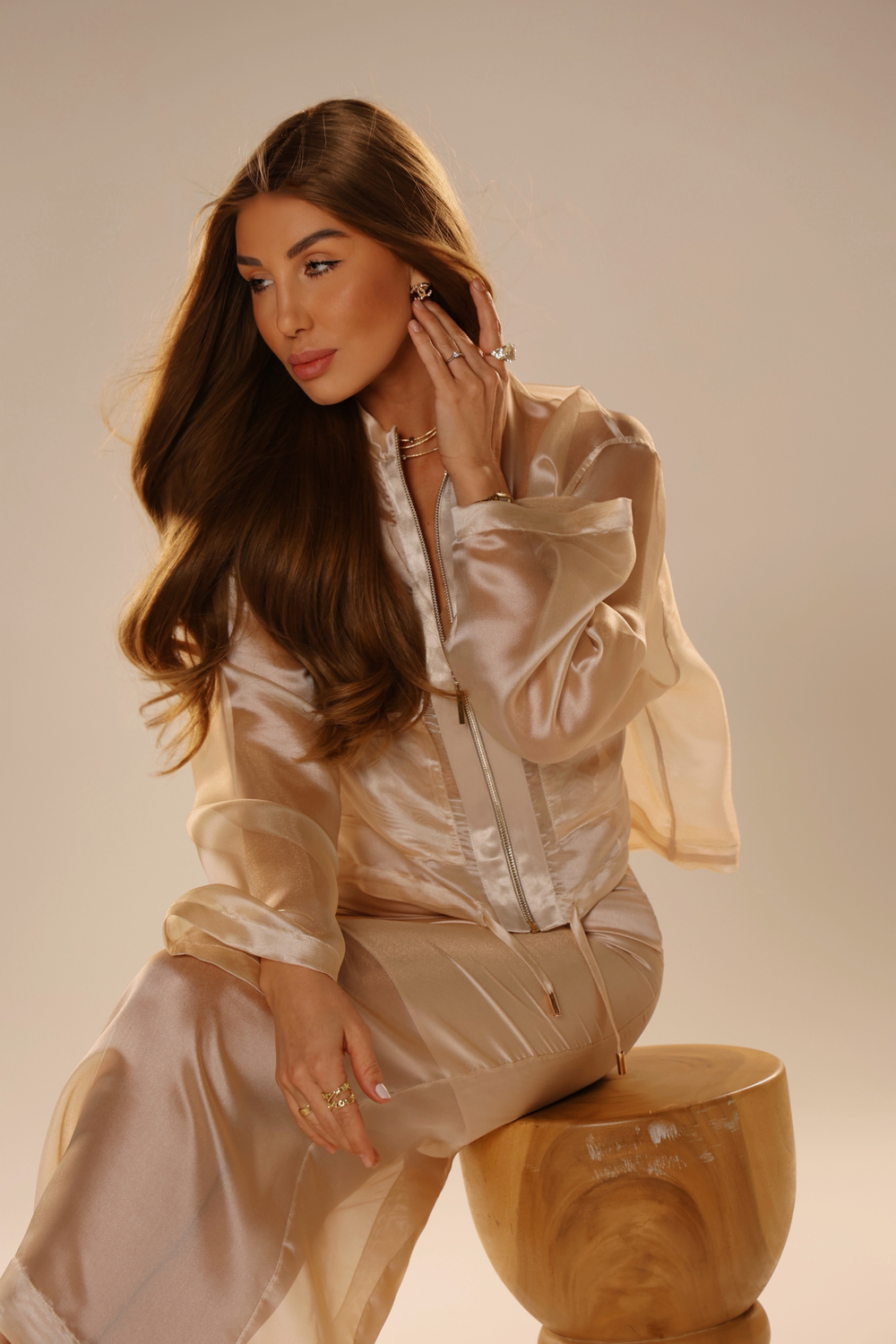 Юбка из органзы