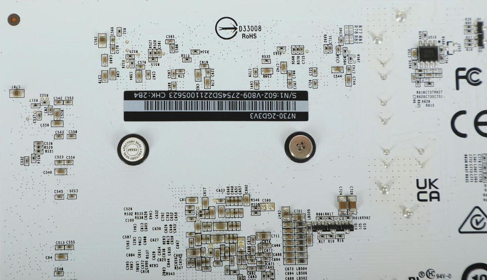 Видеокарта MSI NVIDIA  GeForce GT 730 N730-2GD3V3 2ГБ DDR3, Ret