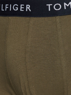 Мужские боксеры спортивные Tommy Hilfiger Trunk 3P - army green/hybrid blue/desert sky