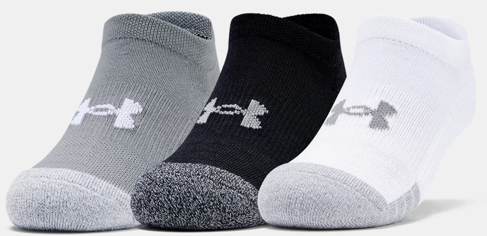 Теннисные носки Under Armour Youth HeatGear No Show Socks 3P - серый