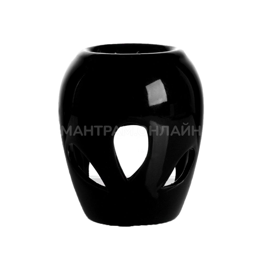 Аромалампа Вазочка цвет черный 9 см