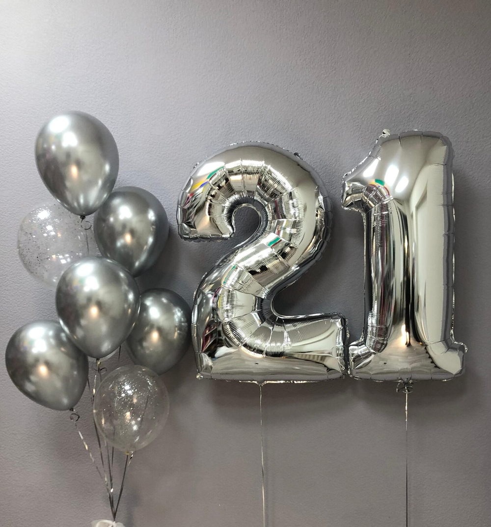 Сет шаров «Глубина серебра»