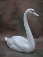Статуэтка. Фарфор. Птица Белая лебедь. Lladro. Испания