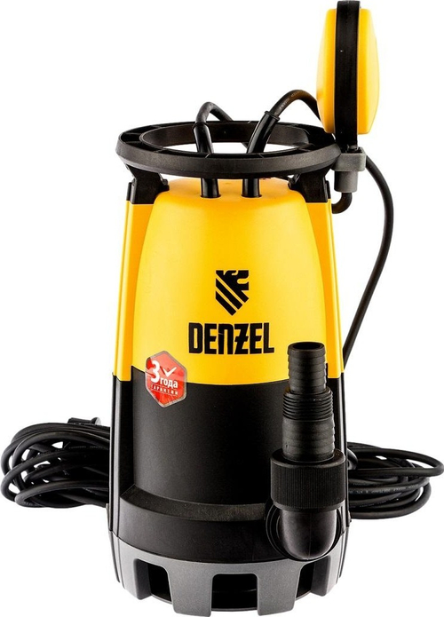 Дренажный насос DENZEL DP-600S, 600Вт, напор 7м, 13000 л/ч DP-600S