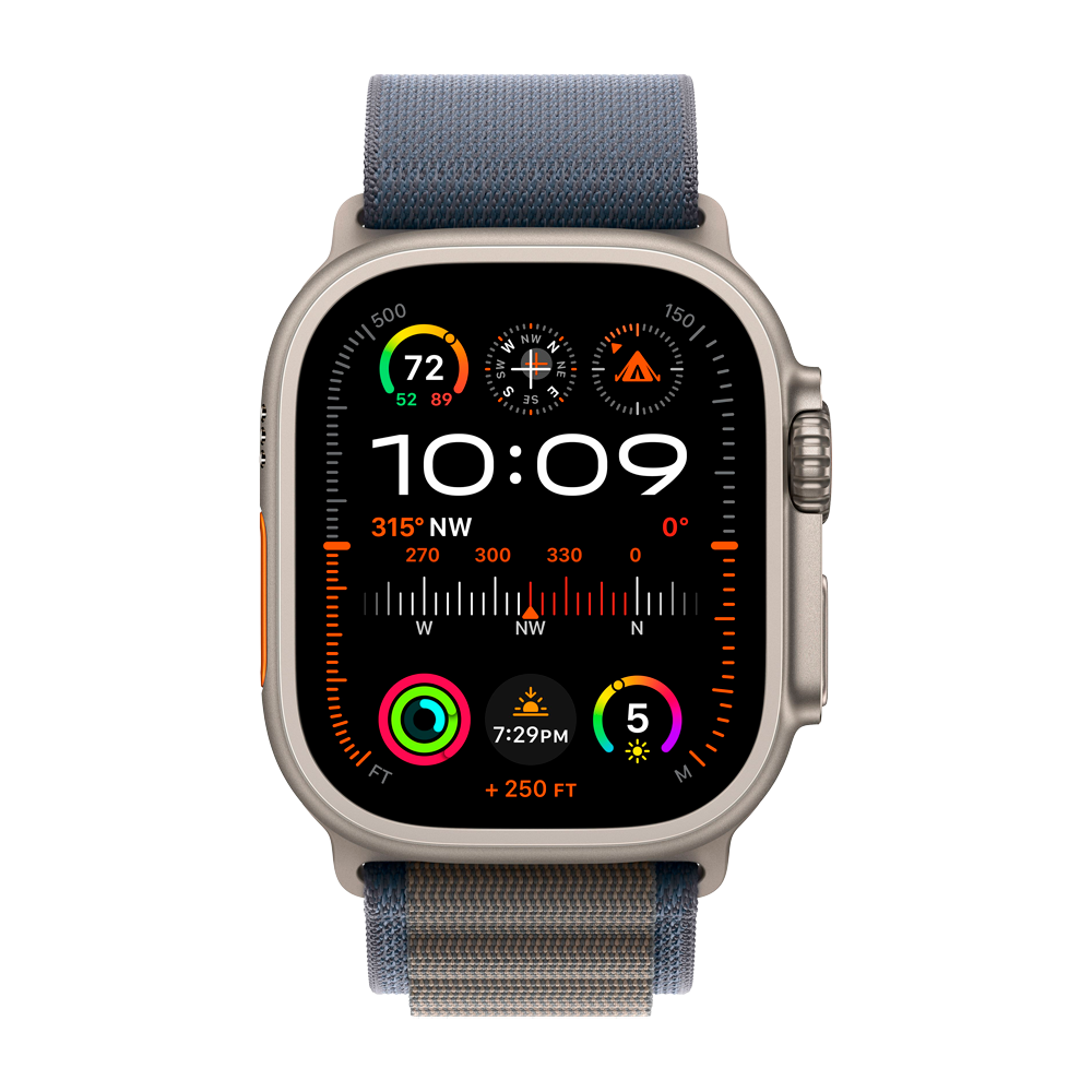 Умные часы Apple Watch Ultra 2 GPS + Cellular, 49mm, Alpine Loop S, Blue (Синий)