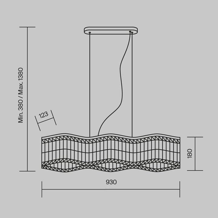 Подвесной светильник Maytoni Dune DIA005PL-06G