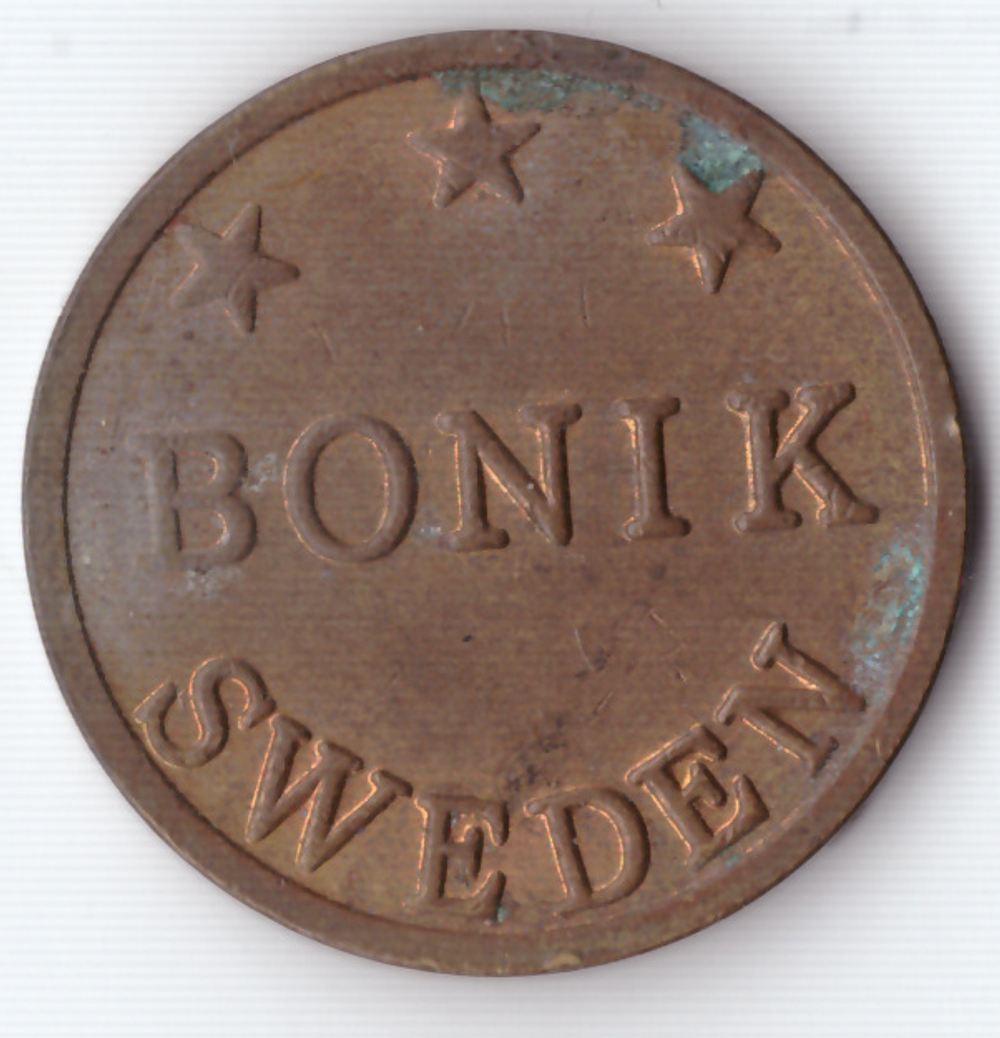 Игровой жетон BONIK SWEDEN VF
