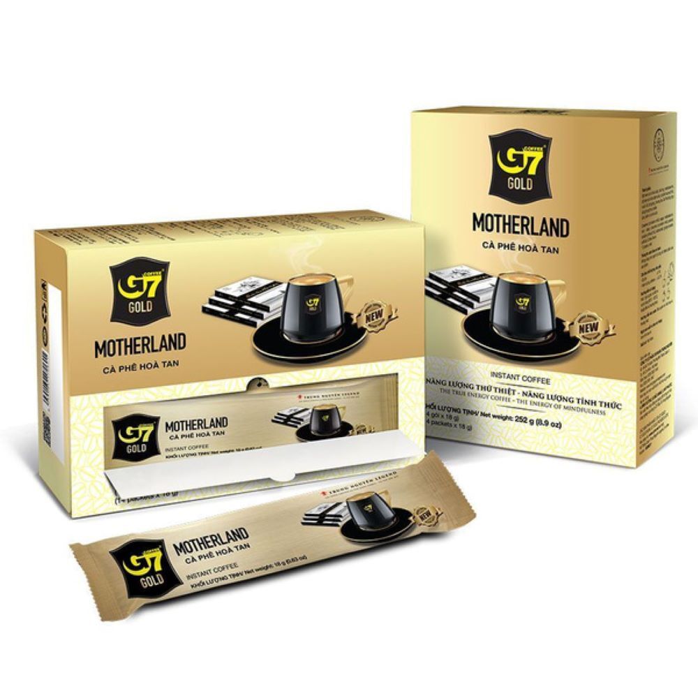 Растворимый кофе 3 в 1 Trung Nguyen G7 Motherland 14 пак x 4 уп