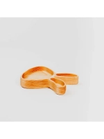 Деревянная менажница "Кролик" из кедра