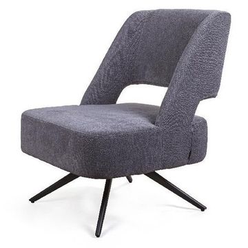 Кресло Molly, ткань серый