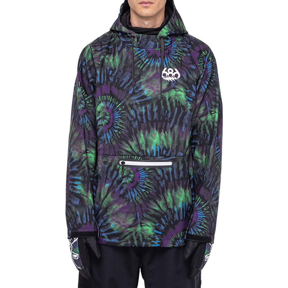 686 MNS WATERPROOF HOODY FW23 GRATEFUL DEAD TIE DYE