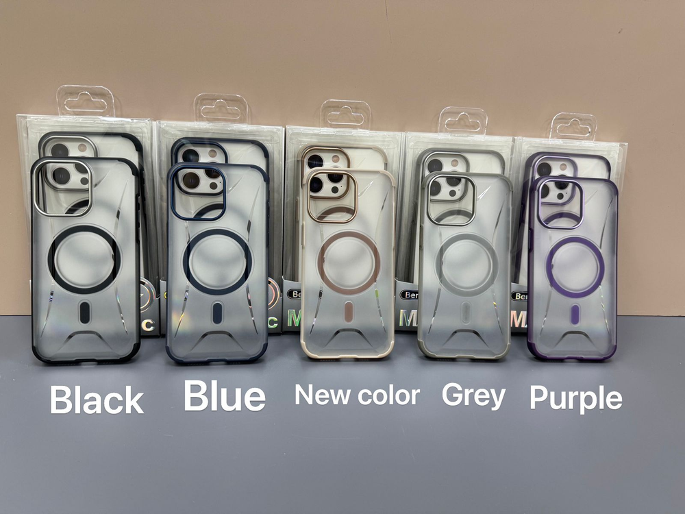 Накладка Berlia Magnetic с MagSafe iphone 15 Pro Max