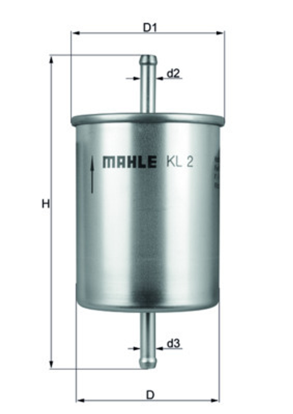 MAHLE - KL2-MAH - Fuel Filter